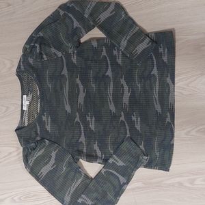 Workshop Long Sleeve, Camo, Base Layer, Size Large